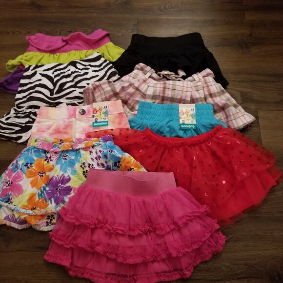 Girls Skirts, 18 Months, Set of 9 - Picture 1 of 15
